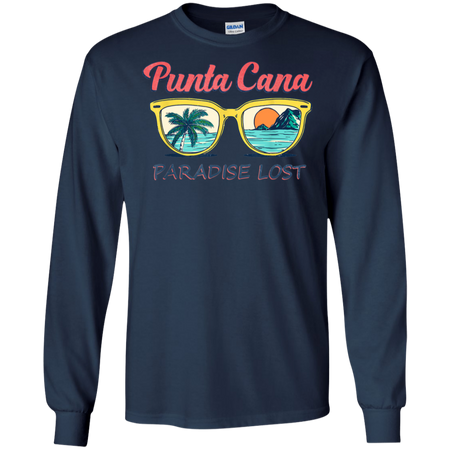 Punta Cana Beach Dominican Republic Paradise Lost Shirt G240 Gildan LS Ultra Cotton T Shirt