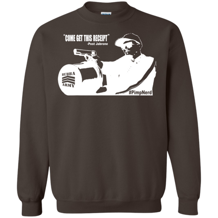 Come Get This Receipt  OFFICIAL BUBBA ARMY SHIRT G180 Gildan Crewneck Pullover Sweatshirt  8 oz.