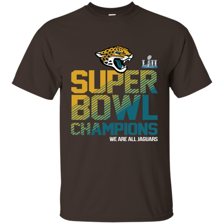 NFL Jacksonville Jaguars Charcoal Super Bowl LII Champions T shirt