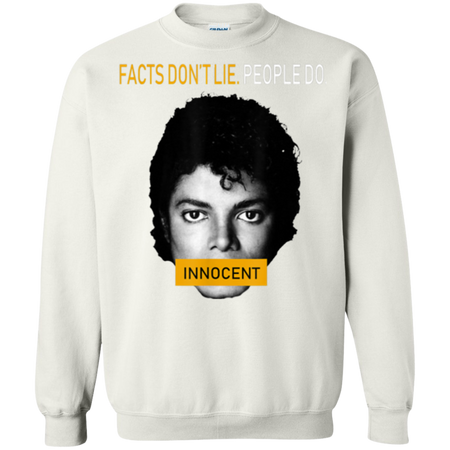 Facts Don't Lie People Do Shirt G180 Gildan Crewneck Pullover Sweatshirt  8 oz.