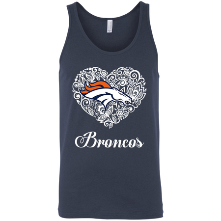 Denver Broncos Lace Heart Shirts