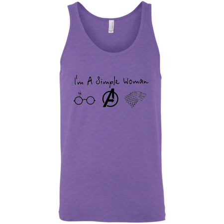 Im A Simple Woman Who Love Harry Potter Avengers and Game Of Thrones Tee Shirt Arya Airs Kristofer Hivju Targaryen Tormund GOT Milk Jon Snow