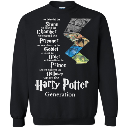 We defended the stone we found the chamber we rescued the prisoner Harry Potter generation Sweatshirt