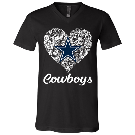 Dallas Cowboys Lace Heart Shirts