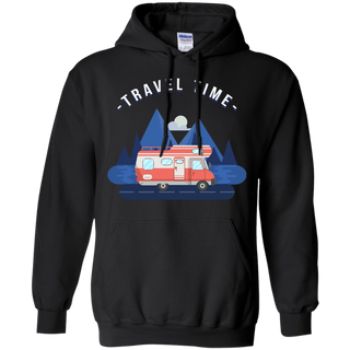 Travel Time I hate people camping Hoodie