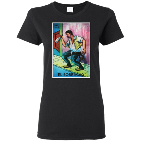 El Borracho T-Shirt - La Loteria T-Shirt - Mexican Lottery Shirt