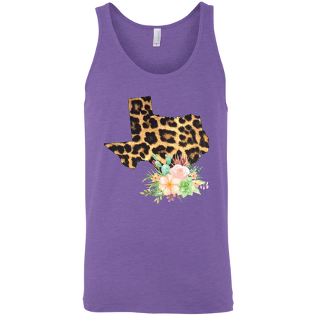 Leopard Print Texas Shirt, Country Shirt, Texas Gifts, Plus Size Available, Cactus and Flowers, Trendy, Woman Shirt, Cactus Shirt, Southern