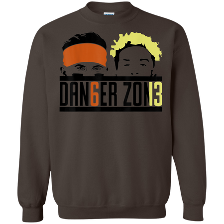 Danger Zone Mayfield Browns Football Shirt G180 Gildan Crewneck Pullover Sweatshirt  8 oz.