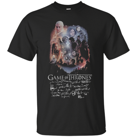 Game of thrones cast autograph shirt T Shirt