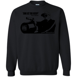 Come Get This Receipt Official Bubba Army Shirt G180 Gildan Crewneck Pullover Sweatshirt 8 oz