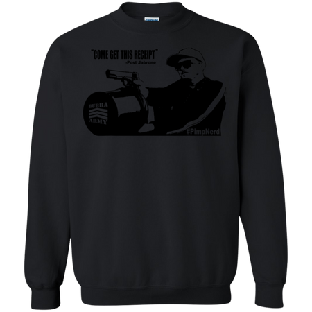Come Get This Receipt Official Bubba Army Shirt G180 Gildan Crewneck Pullover Sweatshirt 8 oz