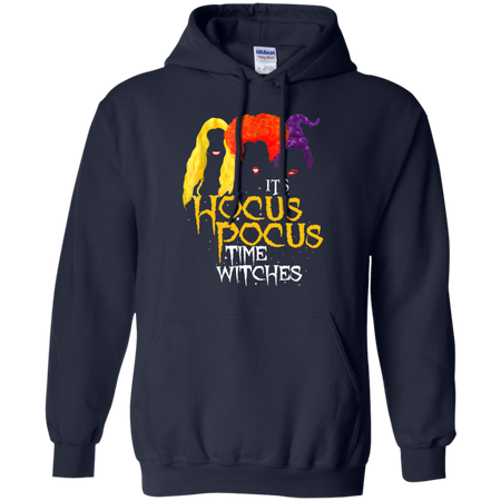 It's Hocus Pocus Time Witches Funny Halloween Witch Shirt Hoodie