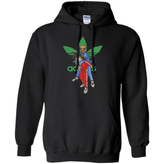 Goku and Snoop Dogg Adidas Cannabis Hoodie
