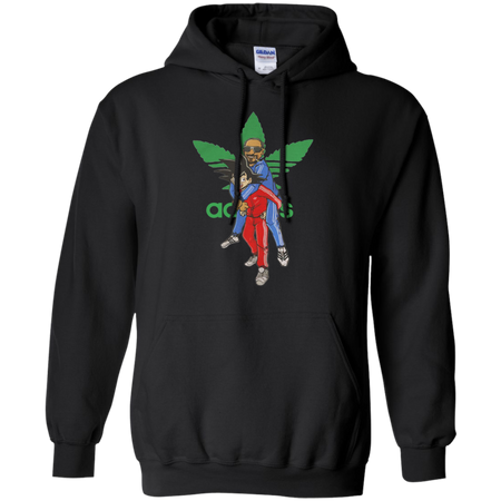 Goku and Snoop Dogg Adidas Cannabis Hoodie