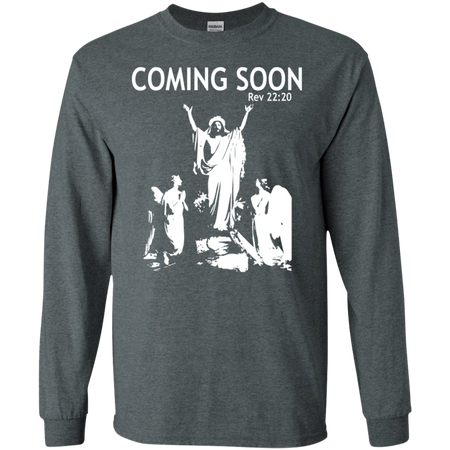 Coming Soon Shirt G240 Gildan LS Ultra Cotton T-Shirt