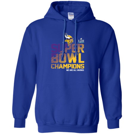 NFL Minnesota Vikings Charcoal Super Bowl LII Champions T shirt