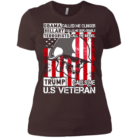 Trump Calls Me U S Veteran T shirt