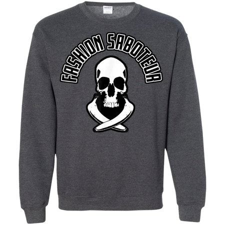 Skull And Banana Shirt G180 Gildan Crewneck Pullover Sweatshirt  8 oz.