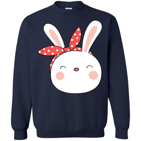 Happy Easter Bunny Shirt G180 Gildan Crewneck Pullover Sweatshirt 8 oz