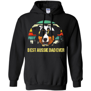 Vintage Best Aussie Dad Ever Papa Daddy Father Grandpa Shirt G185 Gildan Pullover Hoodie 8 oz