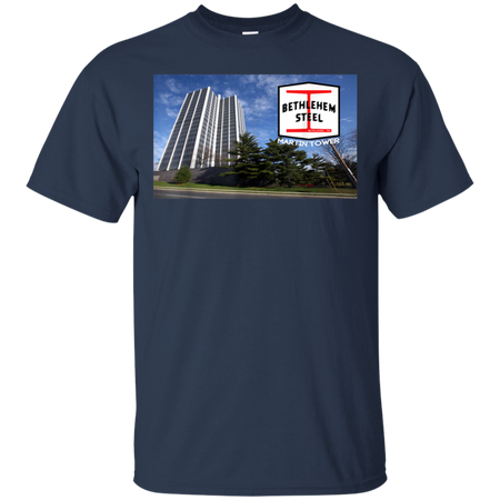 Bethlehem Steel Martin Tower Shirt G200 Gildan Ultra Cotton T Shirt