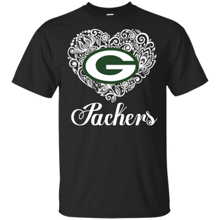 Green Bay Packers Lace Heart Shirts