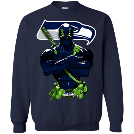 Giants Deadpool Seattle Seahawks Sweatshirt