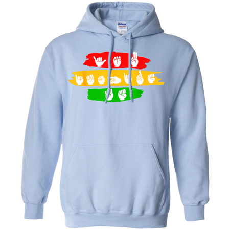 You Inspire Me Autism Awareness Sign Languages Shirt G185 Gildan Pullover Hoodie 8 oz.