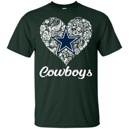 Dallas Cowboys Lace Heart Shirts