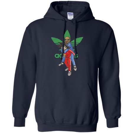 Goku and Snoop Dogg Adidas Cannabis Hoodie