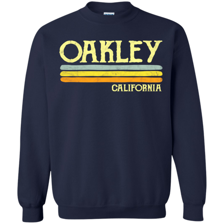 Vintage Oakley California CA Shirt G180 Gildan Crewneck Pullover Sweatshirt  8 oz.
