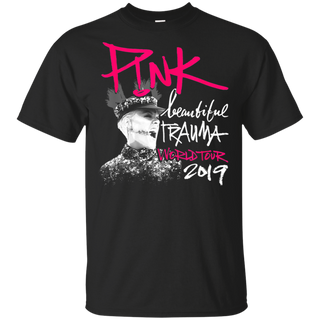 Beautiful Deep Pink 2019 Tour Trauma Fan Shirt G200 Gildan Ultra Cotton T-Shirt