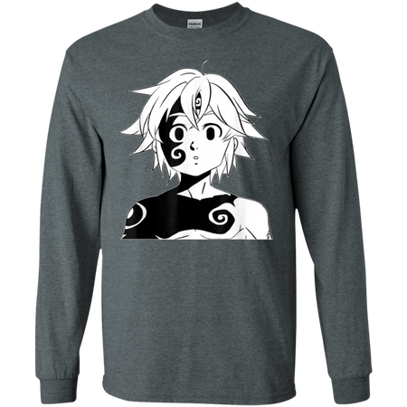 Seven Deadly Sins Nanatsu No Taizai Meliodas Dragon Shirt G240 Gildan LS Ultra Cotton T-Shirt
