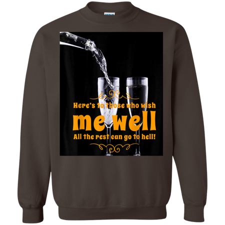 Well Wishes Shirt G180 Gildan Crewneck Pullover Sweatshirt  8 oz.