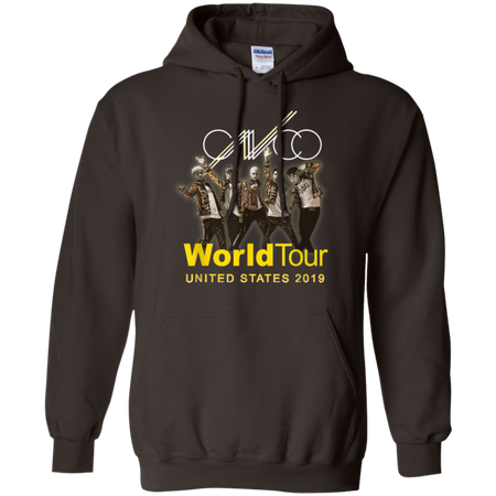 Start World Tour CNCO Vintage Perfect 2019 Shirt G185 Gildan Pullover Hoodie 8 oz