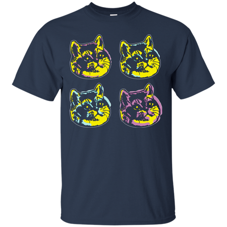 The Four Kittenses Internet Pop Art Cat Cute T shirt