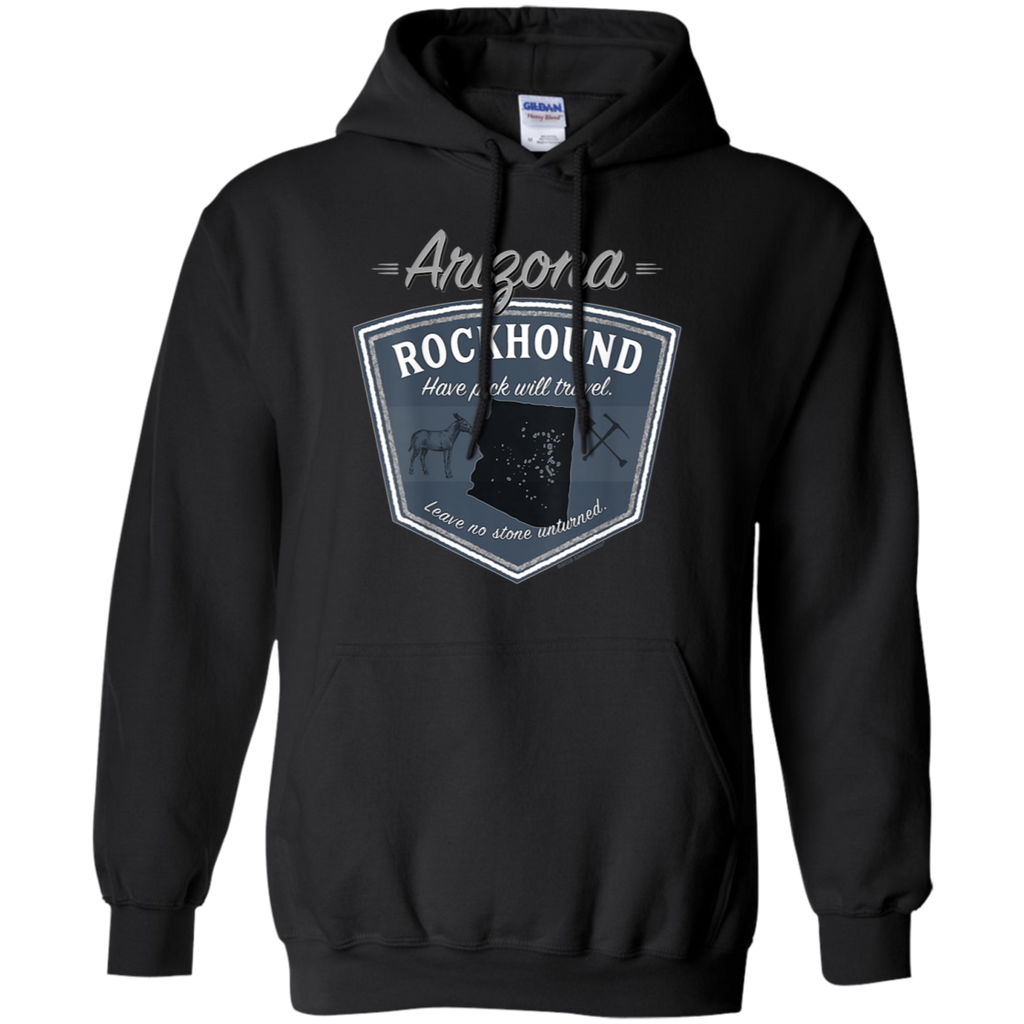 Mens Arizona Rockhound Rock Collector Gear Shirt G185 Gildan Pullover Hoodie 8 oz