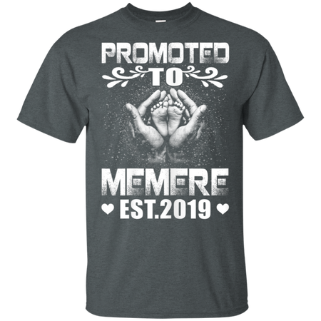 Womens Promoted To Memere Est 2019 Mothers Day New Memere Shirt G200 Gildan Ultra Cotton T-Shirt