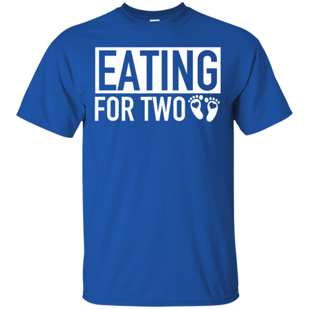 Eating for Two Matching Pregnancy Baby Coming Soon Shirt G200 Gildan Ultra Cotton T Shirt