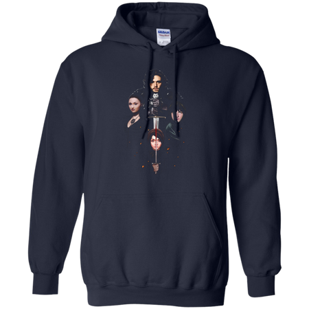 Game of Thrones season 7 Jon Snow Lyanna Mormont Sansa Stark and Arya Stark Hoodie