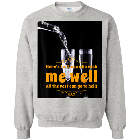 Well Wishes Shirt G180 Gildan Crewneck Pullover Sweatshirt  8 oz.