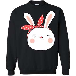 Happy Easter Bunny Shirt G180 Gildan Crewneck Pullover Sweatshirt 8 oz