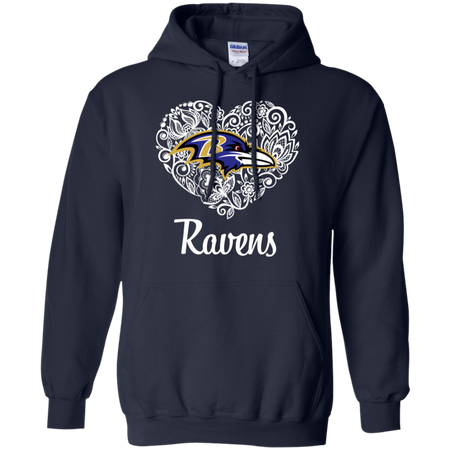 Baltimore Ravens Lace Heart Shirts