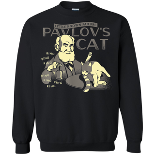 Funny Pavlov s Cats Science Shirt G180 Gildan Crewneck Pullover Sweatshirt 8 oz