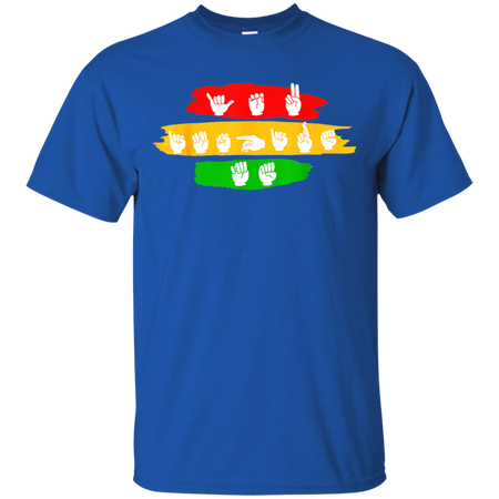 You Inspire Me Autism Awareness Sign Languages Shirt G200 Gildan Ultra Cotton T-Shirt