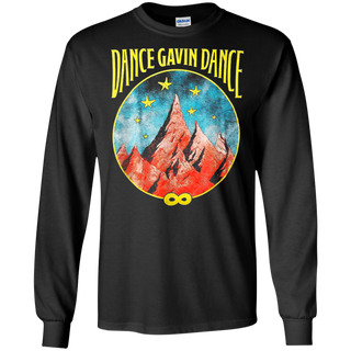 Dance Gavin Dance Mountain Stars Shirt G240 Gildan LS Ultra Cotton T Shirt