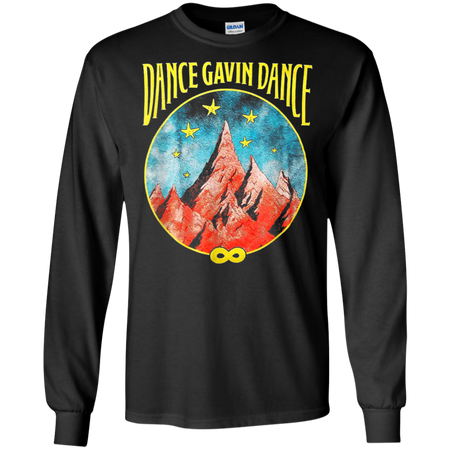 Dance Gavin Dance Mountain Stars Shirt G240 Gildan LS Ultra Cotton T Shirt