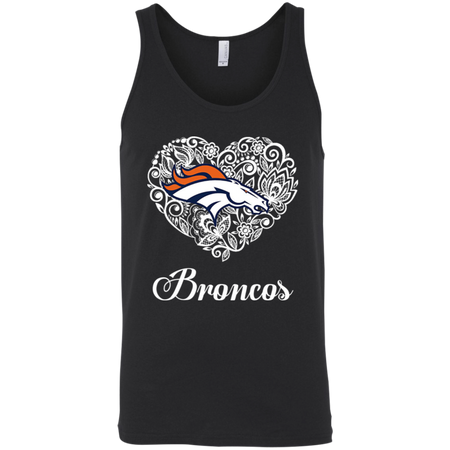 Denver Broncos Lace Heart Shirts
