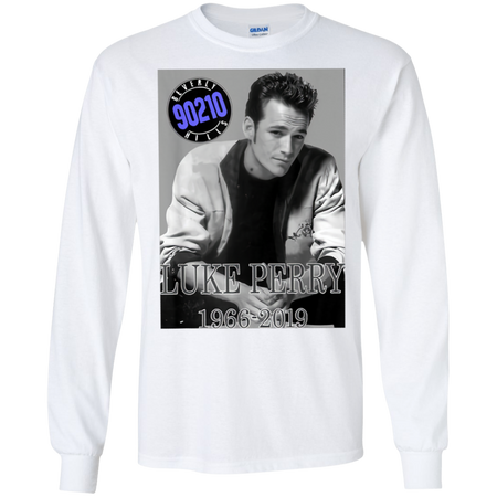 Luke Perry 1966 2019 Thanks For The Momories Shirt G240 Gildan LS Ultra Cotton T Shirt