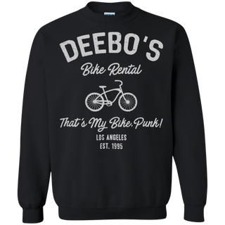 Vintage Deebo s Bike Rental That s My Bike Punk 1995 Shirt G180 Gildan Crewneck Pullover Sweatshirt 8 oz